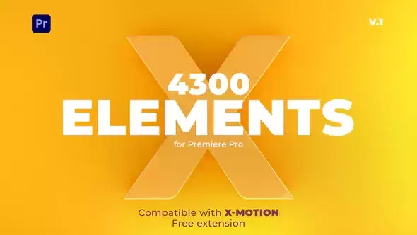 PR脚本X-Motion 1.4 + PR专属文字动画预设,4300个超强超全面预设