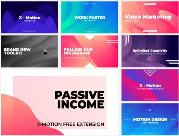 PR脚本X-Motion 1.4 + PR专属文字动画预设,4300个超强超全面预设