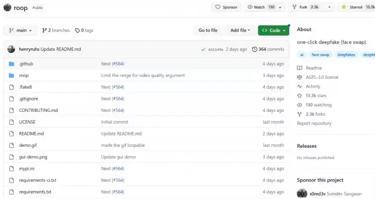 AI换脸神器本地版1.8,一张图实现视频或者图片换脸,完全白嫖免费!插图1 AI换脸神器本地版1.8,一张图实现视频或者图片换脸,完全白嫖免费!插图1