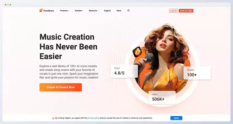 FineShare Singify-免费在线AI歌曲生成器插图 FineShare Singify-免费在线AI歌曲生成器插图