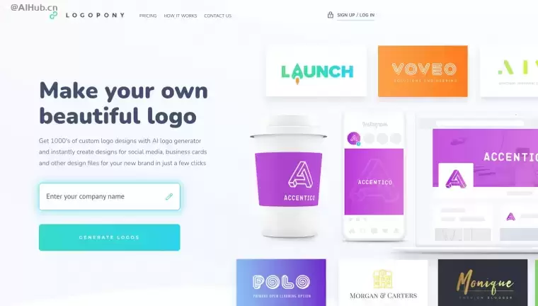 Logopony：在线AI驱动的Logo制作工具插图