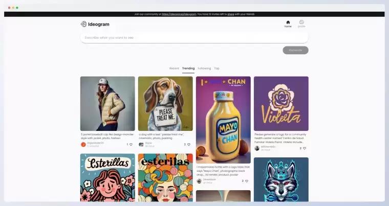 Ideogram：轻松搞定文字、数字类LOGO的AI绘画新星，无需魔法免费使用插图