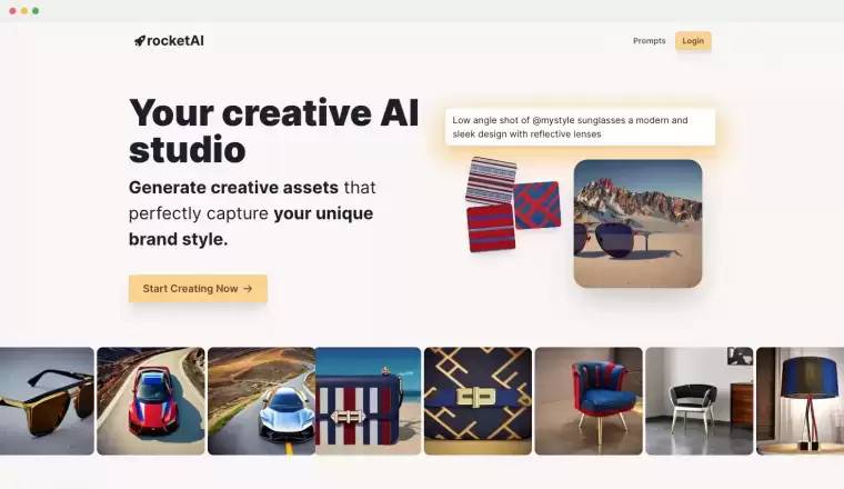 rocketAI：你的线上创意AI工作室插图