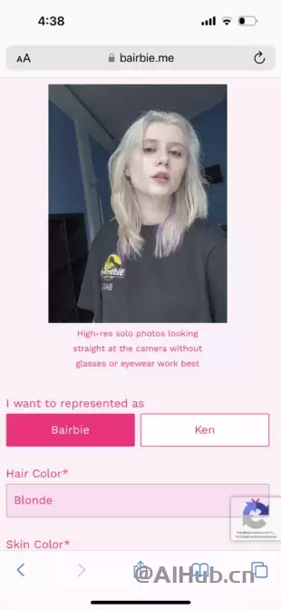 BaiRBIE.me:根据你的照片生成芭比娃娃
