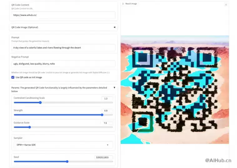 AI艺术二维码生成器插图 AI艺术二维码生成器插图