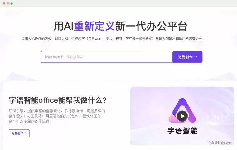 字语智能-新一代AI办公平台插图 字语智能-新一代AI办公平台插图