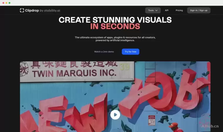 ClipDrop-Stability AI旗下AI图片处理工具插图
