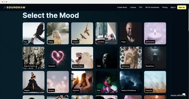 Soundraw – 你的AI音乐生成器插图1 Soundraw – 你的AI音乐生成器插图1