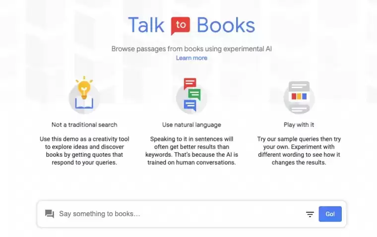 TALK TO BOOKS:与书籍互动插图 TALK TO BOOKS:与书籍互动插图