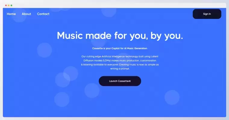 CassetteAI-人工智能音乐生成平台插图 CassetteAI-人工智能音乐生成平台插图