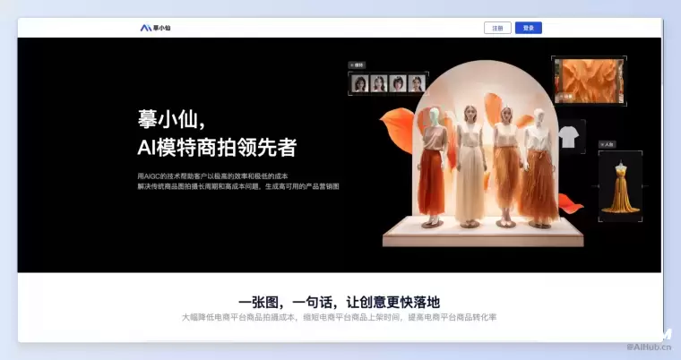 摹小仙-AI模特商拍平台插图