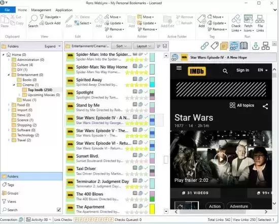 [WIN]Rons WebLynx 本地书签管理检测 2023.8.2.921