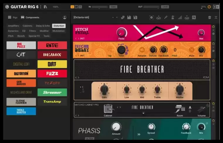 [WIN]Native Instruments Guitar Rig 6 Pro(吉他和贝斯多效果器和放大器模拟器) v6.4.0