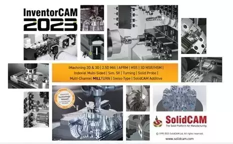 [WIN]InventorCAM 2023 SP0 for Autodesk Inventor(CNC编程整合方案) 2018-2023 x64 全版本下载