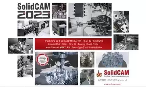[WIN]SolidCAM 2023 SP0 SolidWorks (数控加工软件) 2018-2023 x64