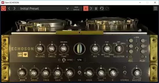 [Win/Mac]Overloud Gem ECHOSON (传奇的磁鼓延迟回音插件) 1.0.7破解版