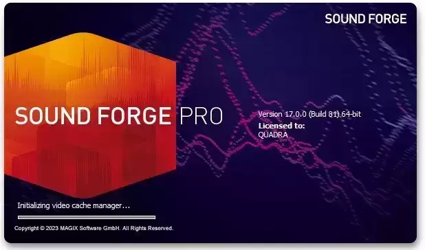 [WIN]MAGIX SOUND FORGE Pro (音频制作与编辑软件) 17.0.2.109 破解版