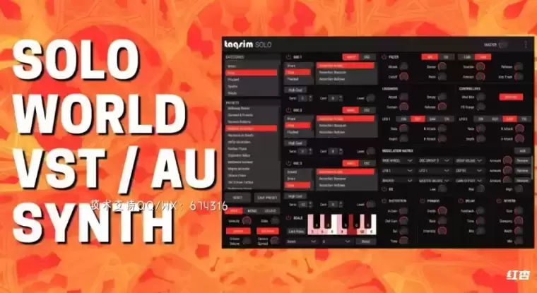 [WIN]TAQSIM SOLO World Lead Synth (跨平台虚拟乐器插件) v2.0 破解版插图1