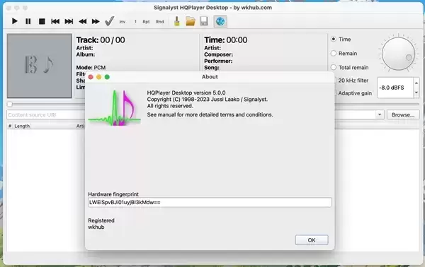[WIN]HQPlayer Desktop (顶级HIFI无损音乐播放器) 5.0.2 x64特别版插图1