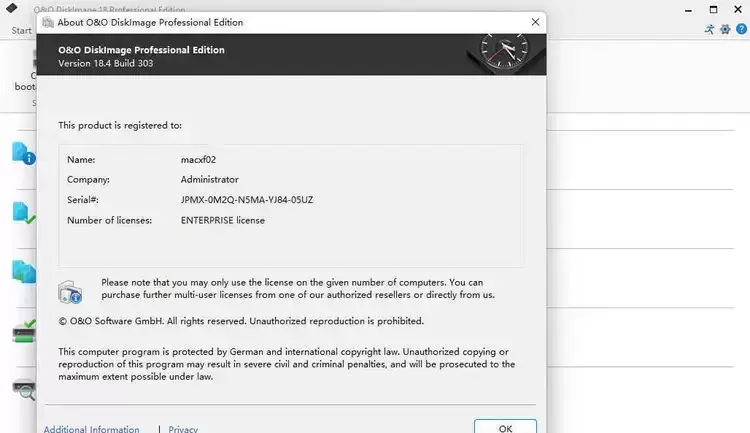 [WIN]O&O DiskImage Professional / Server (系统镜像制作工具) 18.4.302 特别版插图1