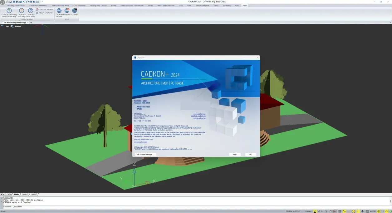 [WIN]Graitec Cadkon+ (2D/3D CAD 绘图软件) 2024 x64 激活版插图1