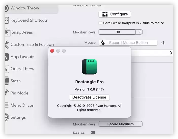 [MAC]Rectangle Pro for Mac(窗口布局增强工具) 3.0.6激活版插图1