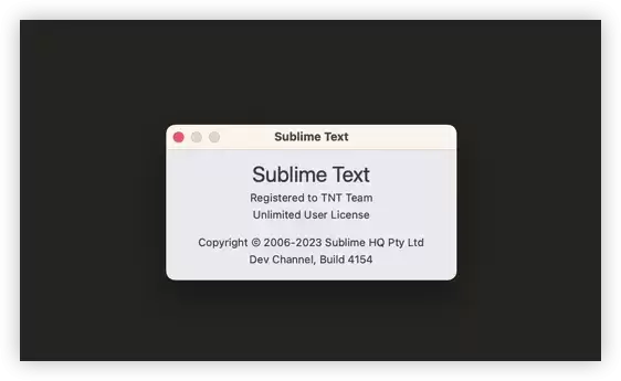 [MAC]Sublime Text 4 Dev for Mac(前端源源代码编辑神器) v4.0(4154) 中文注册版插图1