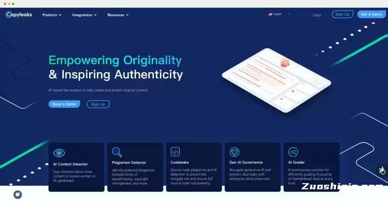 Copyleaks：全面的AI和抄袭内容检测平台插图