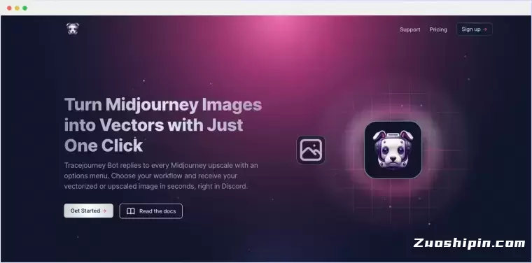 TraceJourney: 一键将Midjourney图像转换为矢量图插图 TraceJourney: 一键将Midjourney图像转换为矢量图插图