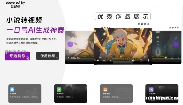 故事AI绘图 – 小说转视频AI工具插图