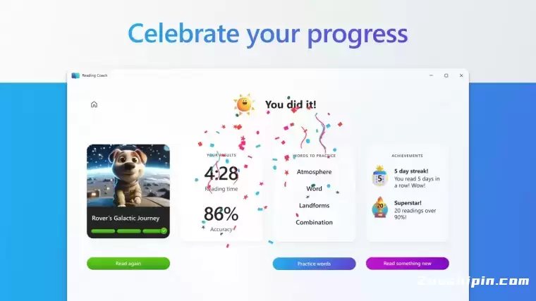 Reading Coach-微软推出的免费AI阅读教练插图2 Reading Coach-微软推出的免费AI阅读教练插图2