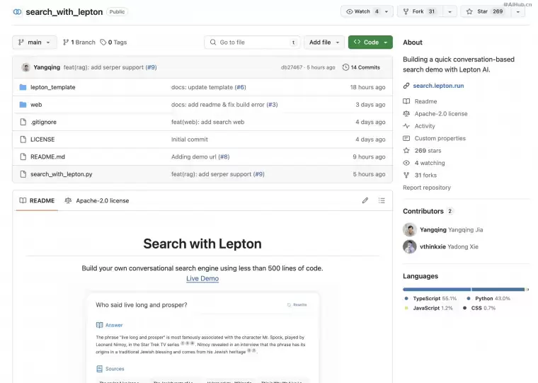 Lepton Search-贾扬清推出的AI搜索工具插图