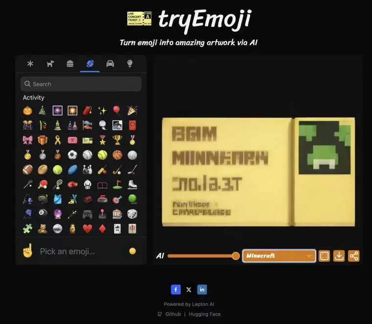 tryEmoji-AI驱动的emoji表情到图像转换工具插图2 tryEmoji-AI驱动的emoji表情到图像转换工具插图2