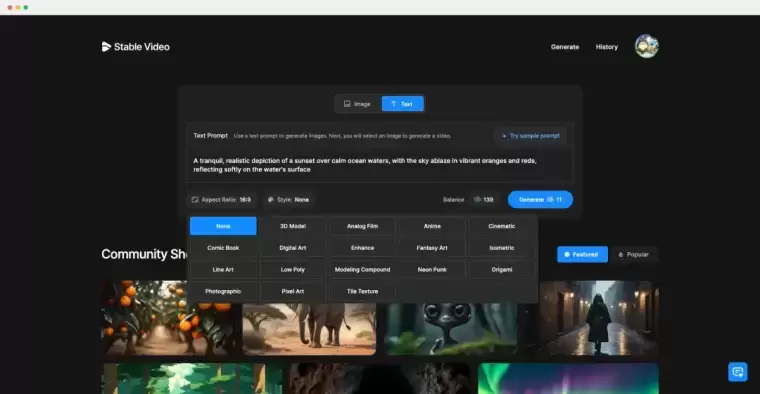 Stable Video-Stability AI推出的AI视频生成平台插图1