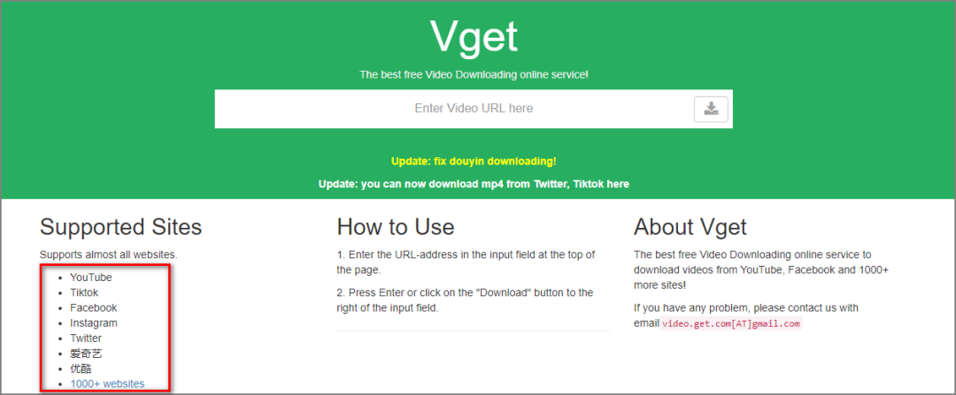 vget 各大视频站点的视频下载插图 vget 各大视频站点的视频下载插图