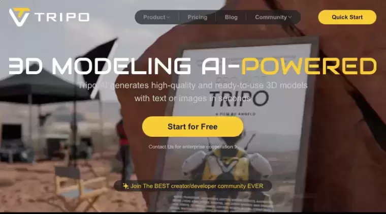 Tripo AI-AI生成高质量3D建模平台插图