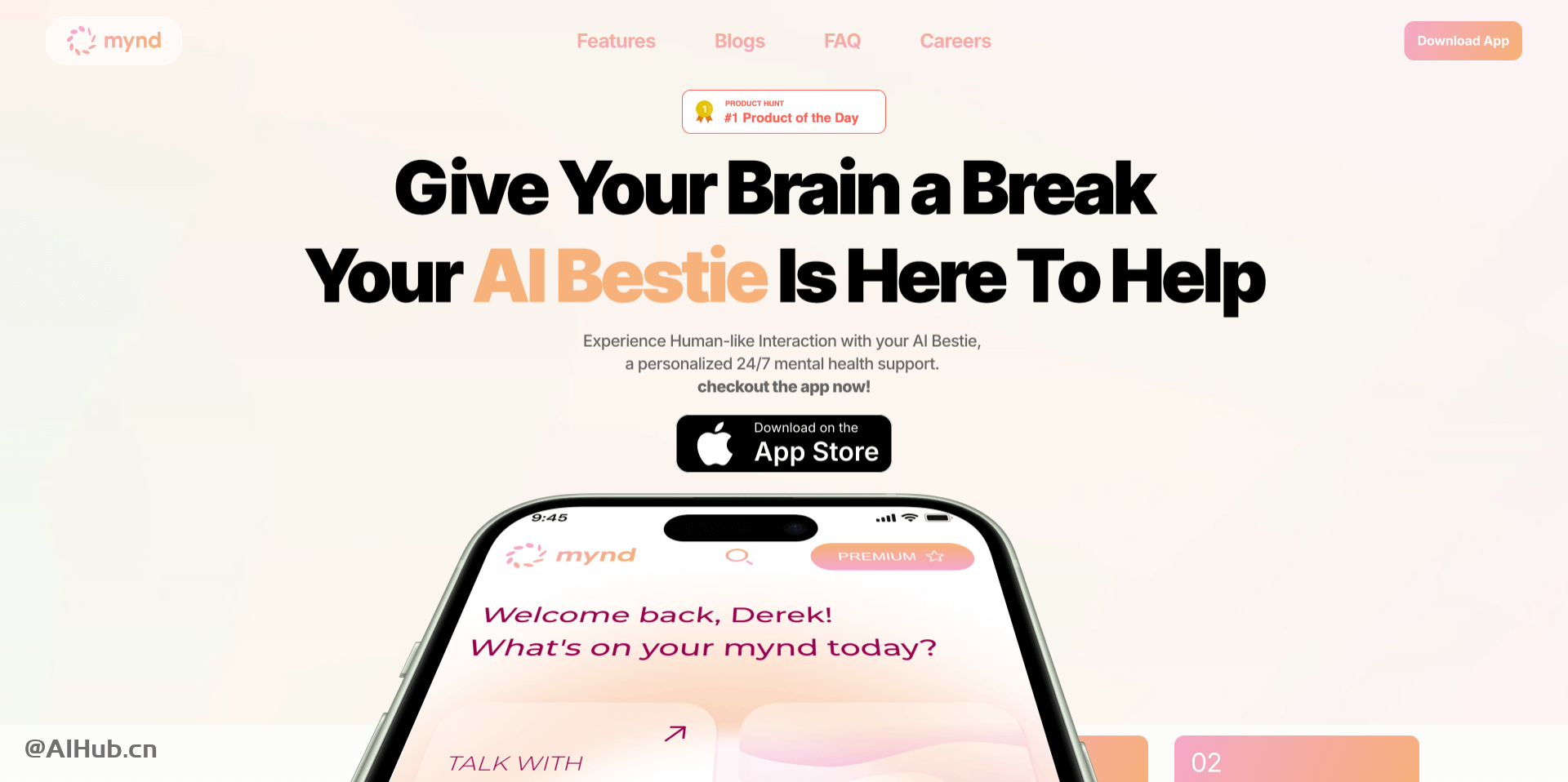 MYND AI：你的个性化AI心理助手插图