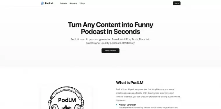 PodLM：AI播客内容生成工具插图