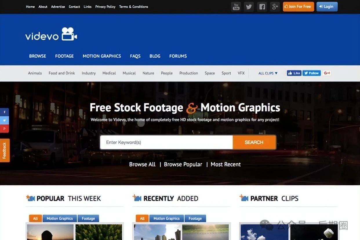 无需授权!20个免费视频剪辑素材网站宝藏网站大盘点插图2 无需授权!20个免费视频剪辑素材网站宝藏网站大盘点插图2