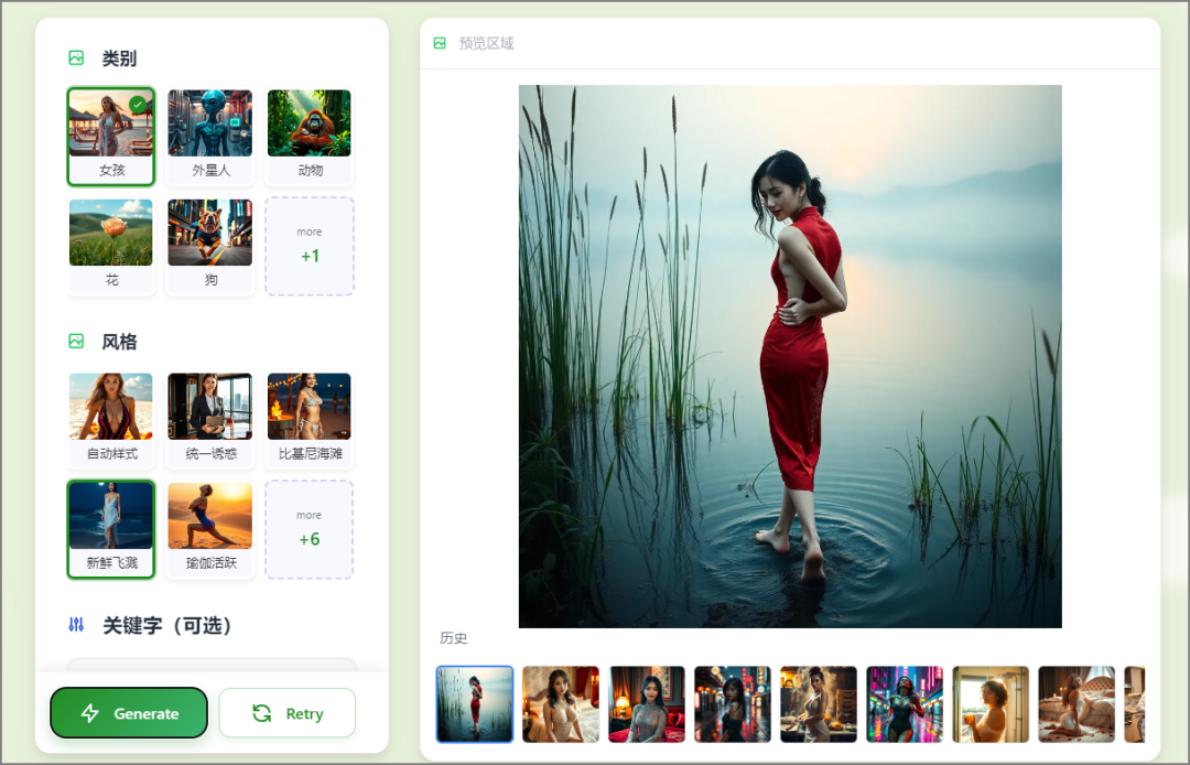 AI“白piao”之王！这个网站不用魔法、1秒出图，彻底告别付费和排队！